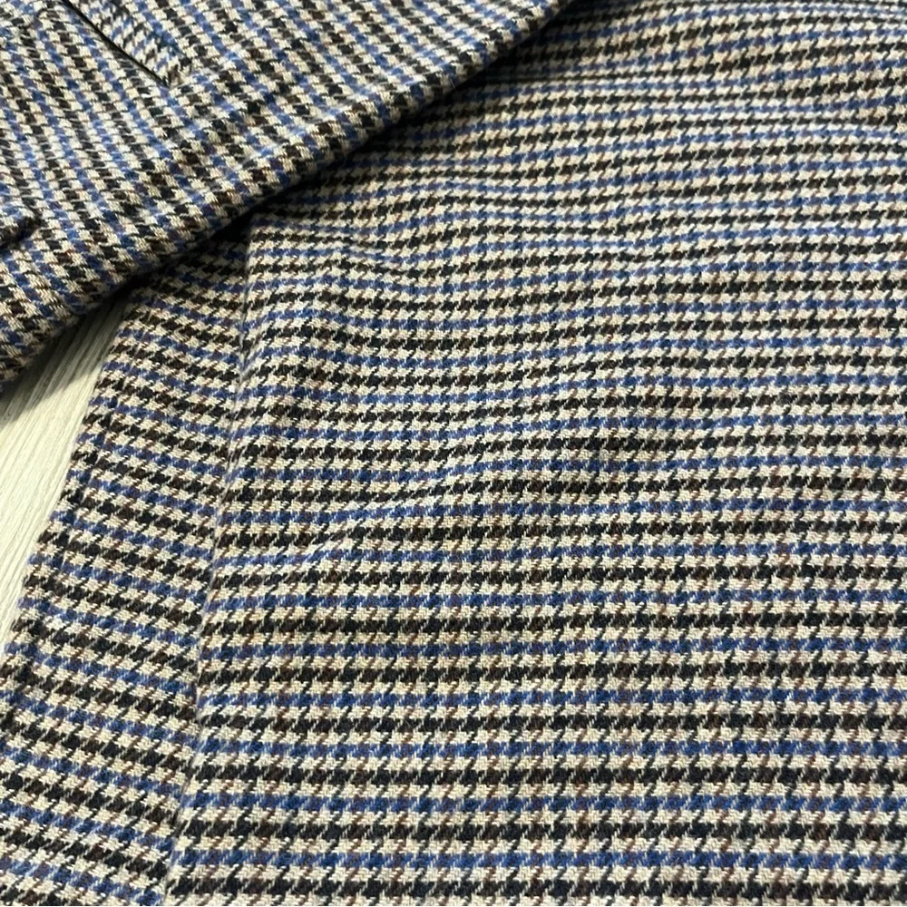 Everlane Rewool Way High Drape Pant Houndstooth - Picture 3 of 7